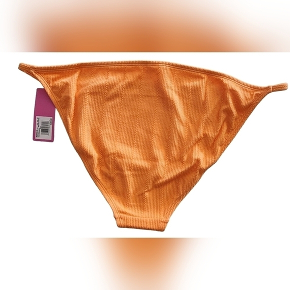 $30 Juniors' Ninety-Nine° Bikini Swim Bottoms XXL 19 NWT Nectarine Orange NWT - Picture 3 of 7